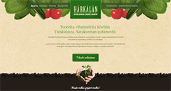 Desktop Screenshot of harkalanpuutarha.fi